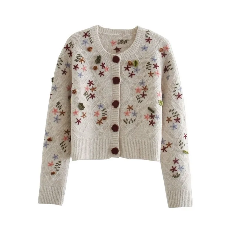 floral cardigan sweater