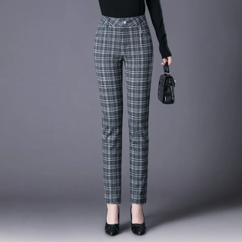 women's plaid pants
