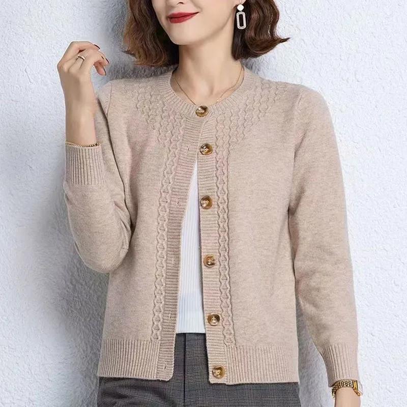 tan cardigan sweater