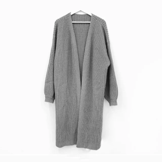 longline cardigan sweater