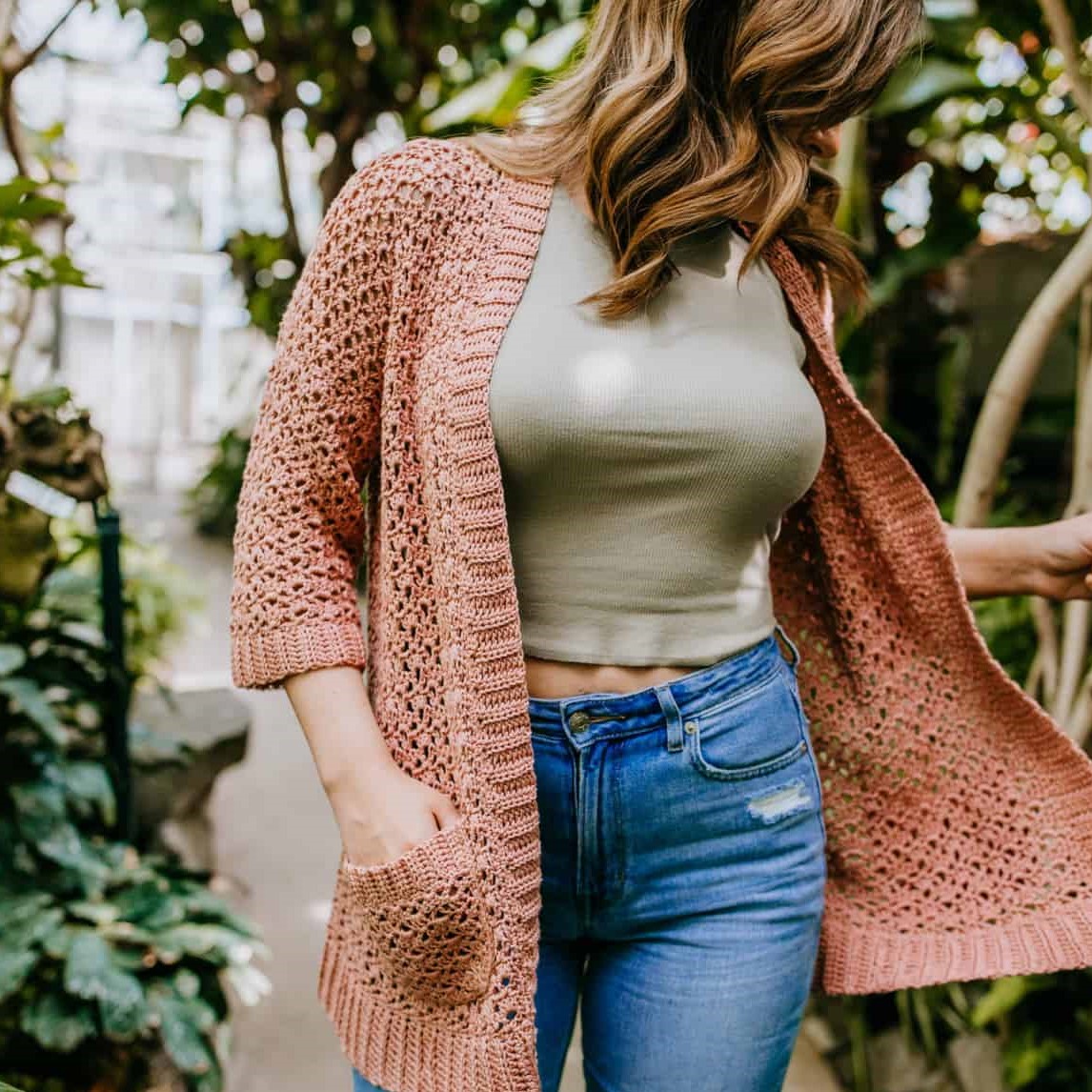 crochet sweater cardigan