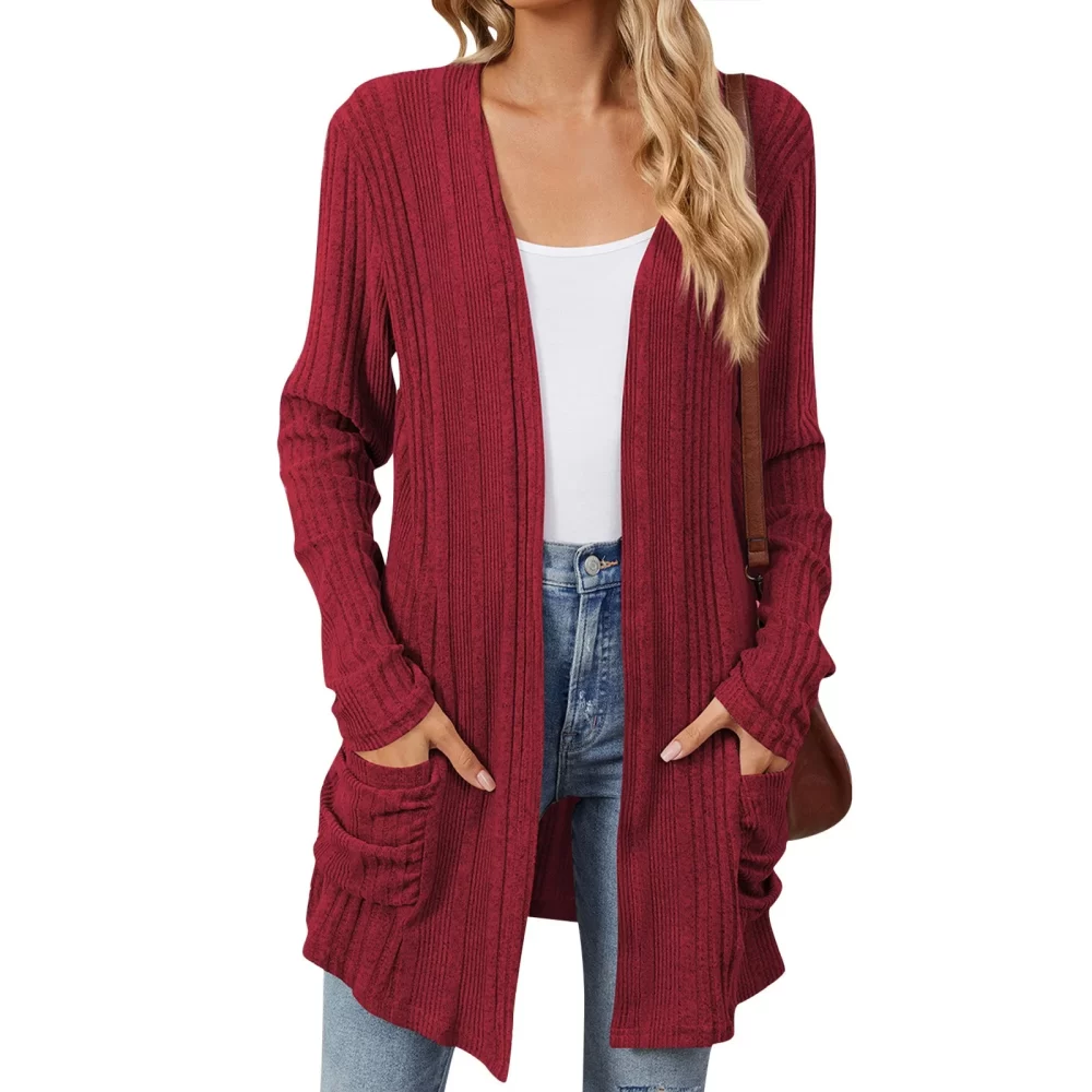 women long cardigan sweater