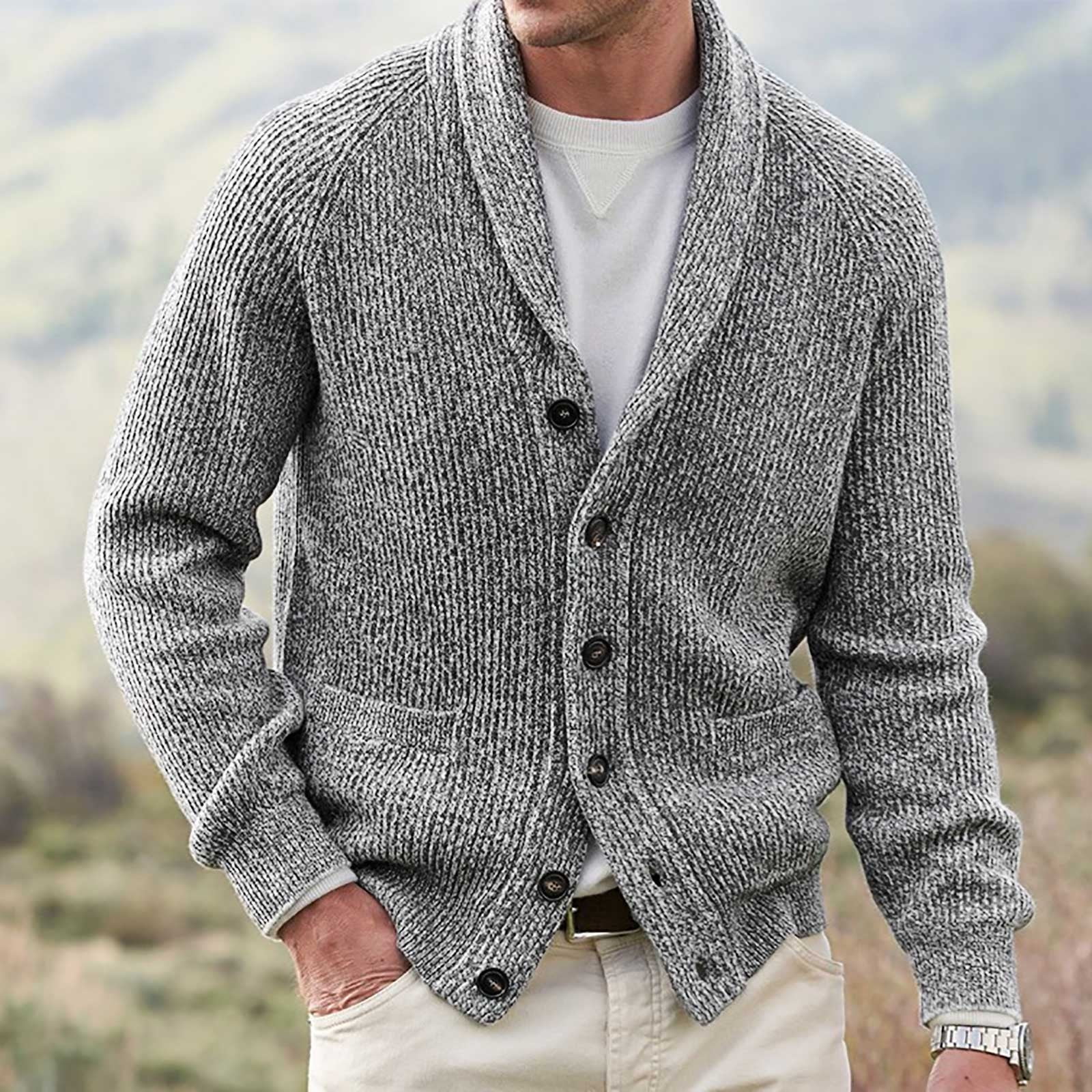 men sweater cardigan