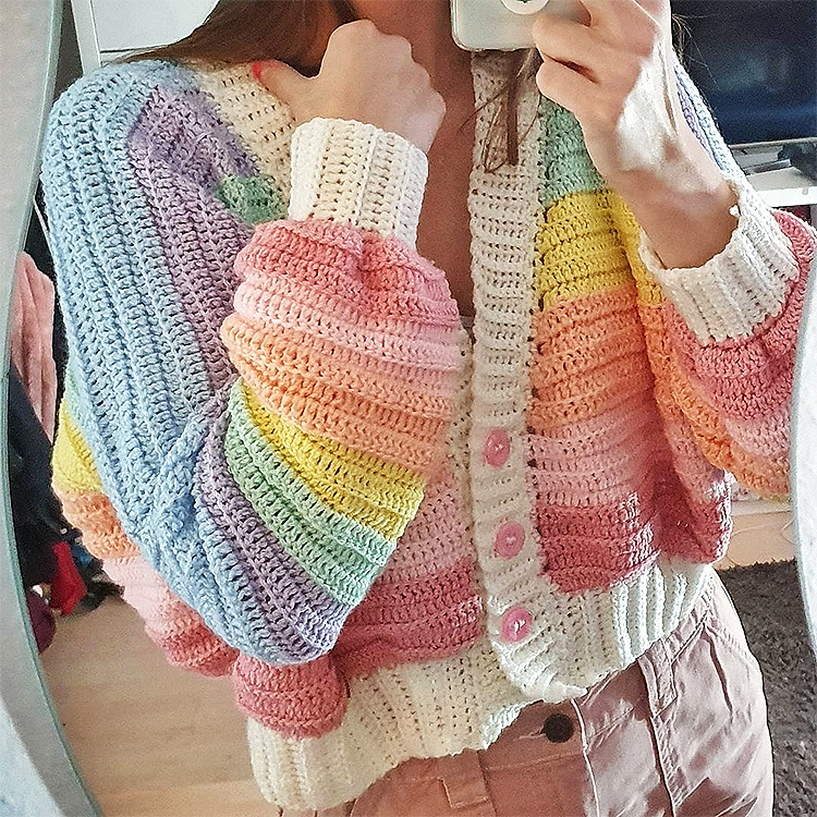 crochet sweater cardigan