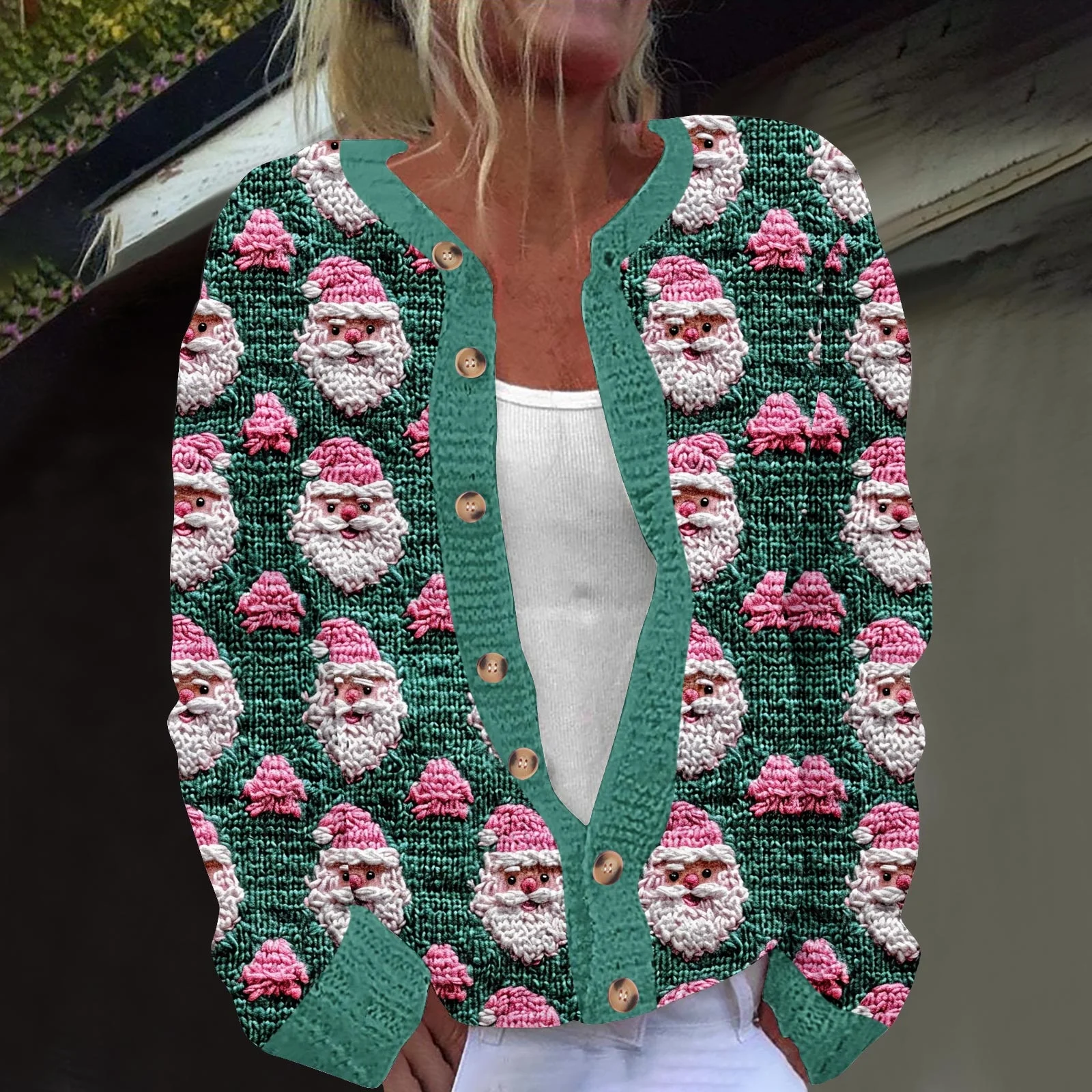 christmas cardigan sweater