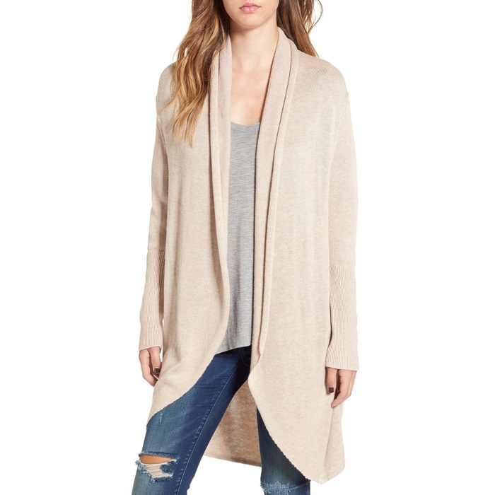 open front cardigan sweater