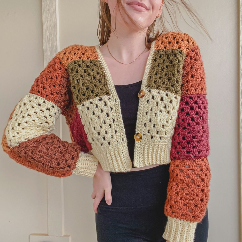 crochet sweater cardigan