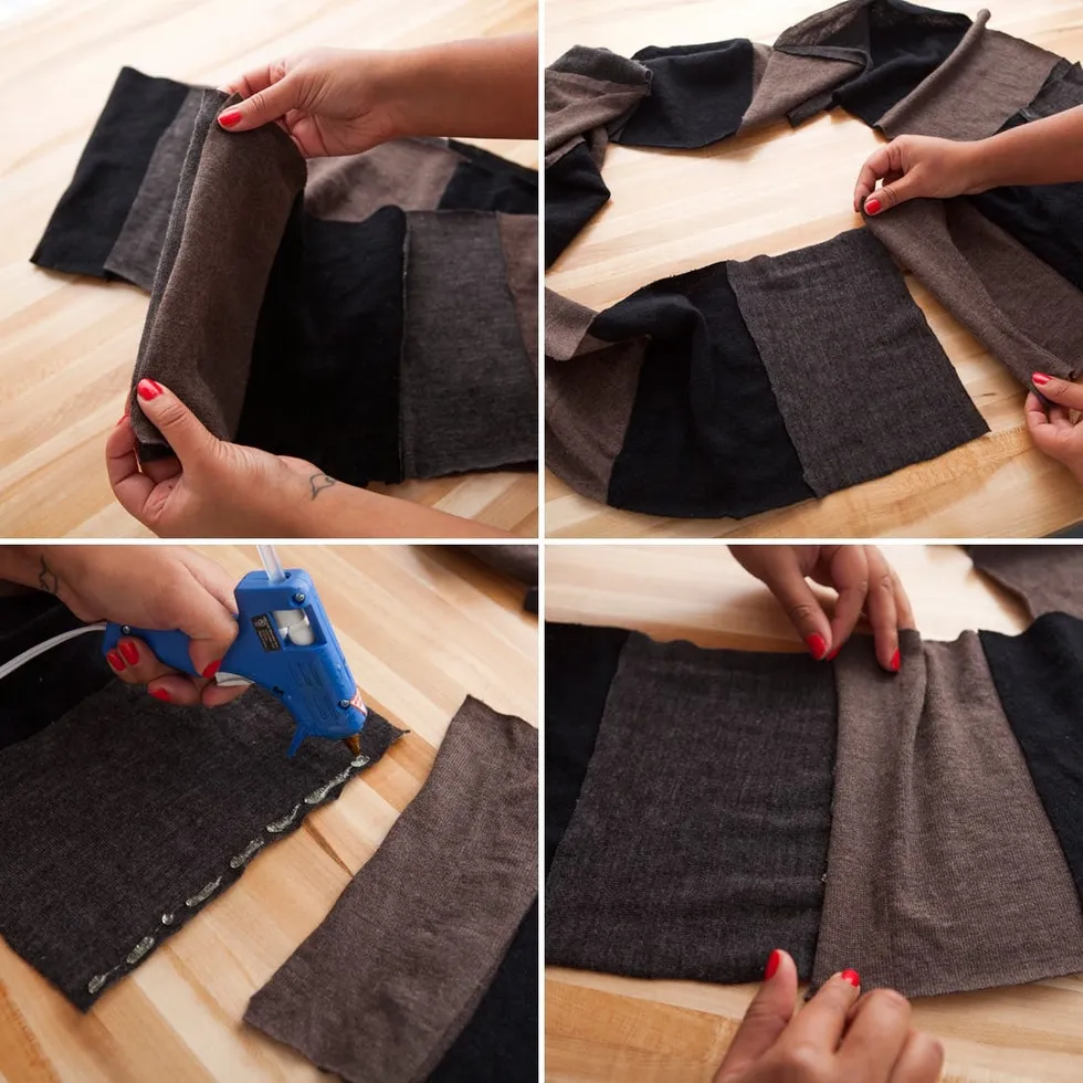 turn a sweater into a cardigan