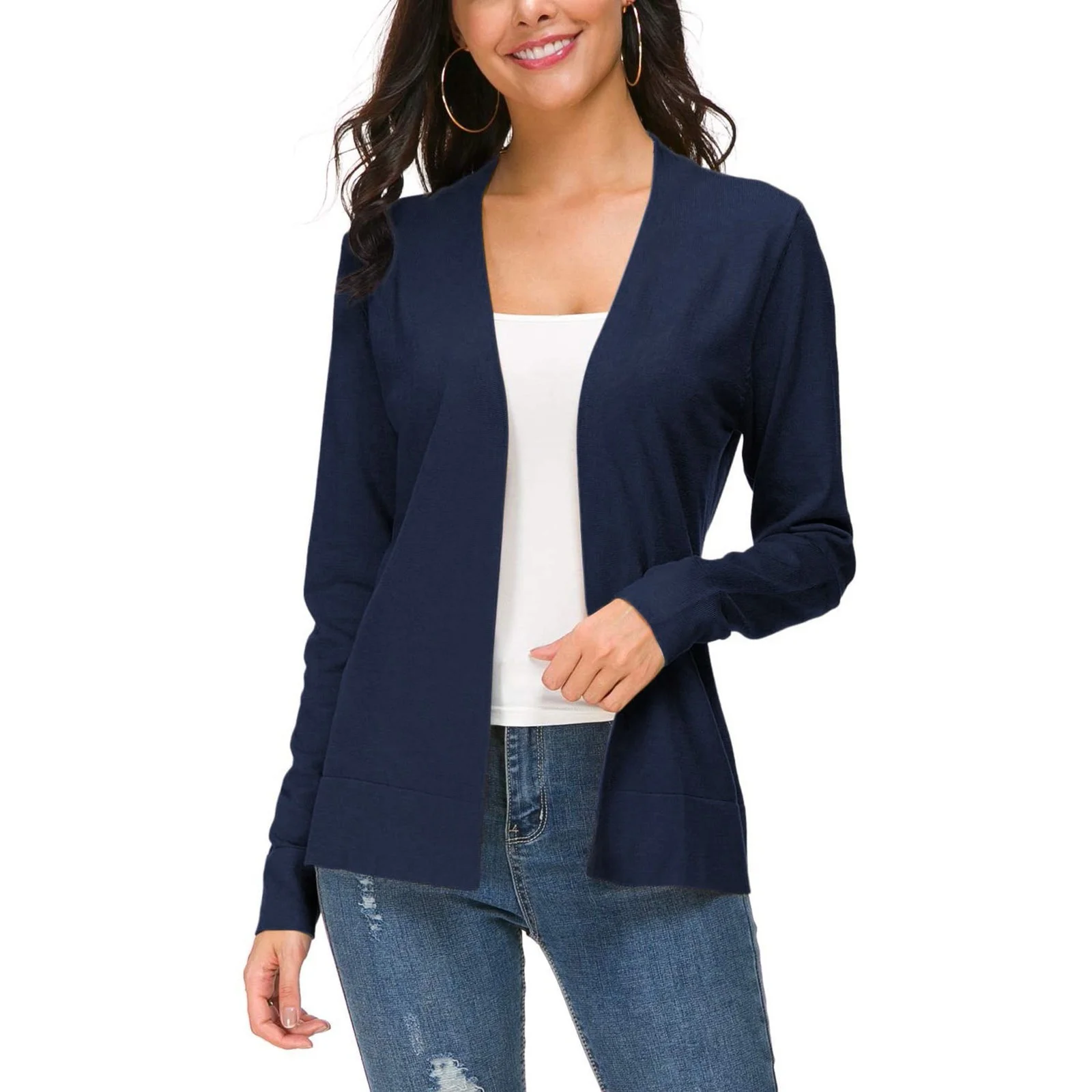 open sweater cardigan
