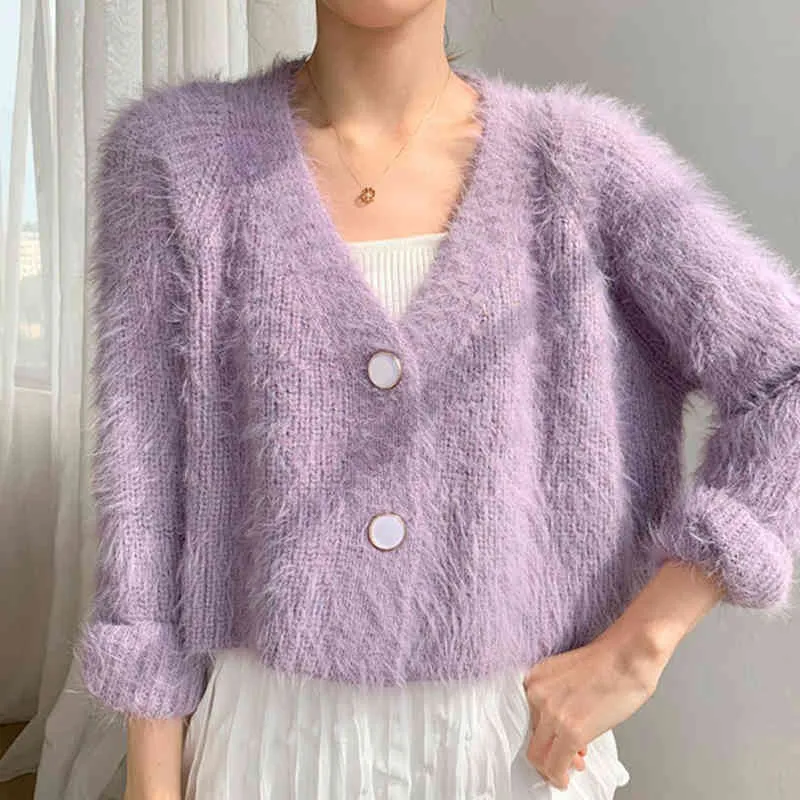 lavender cardigan sweater