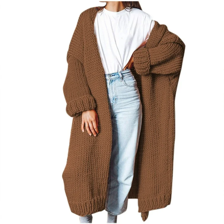 brown sweater cardigan
