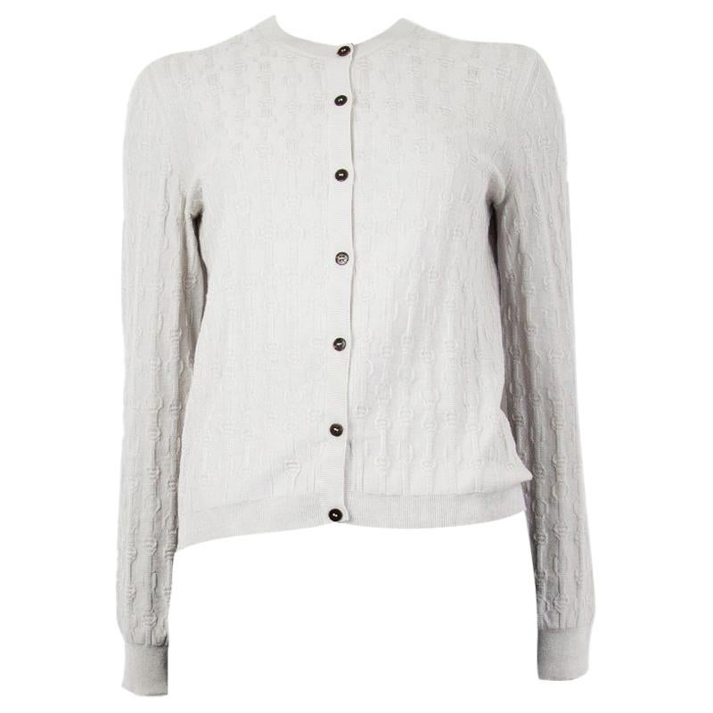 white cotton cardigan sweater
