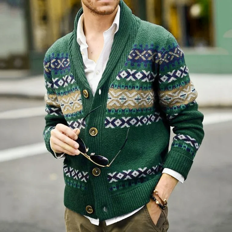 cardigan mens sweater
