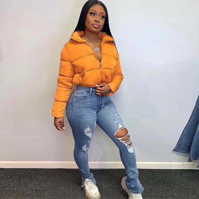 puffer jacket outfit