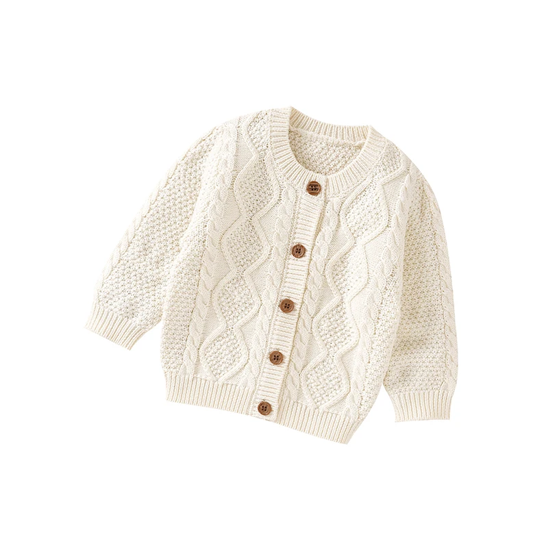 white cotton cardigan sweater