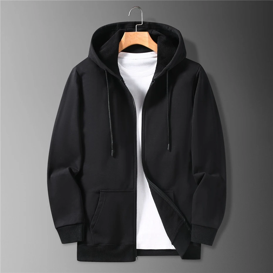 black zip up hoodie men’s