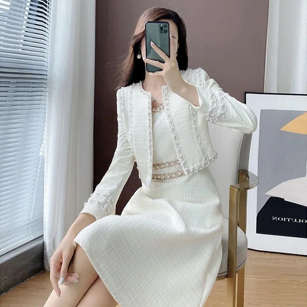 dress with jacket outfit
