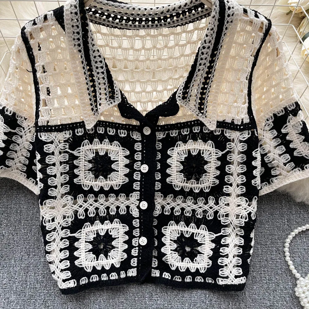 short sleeve sweater cardigan