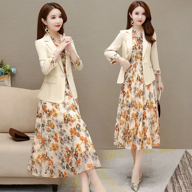 dress with jacket outfit
