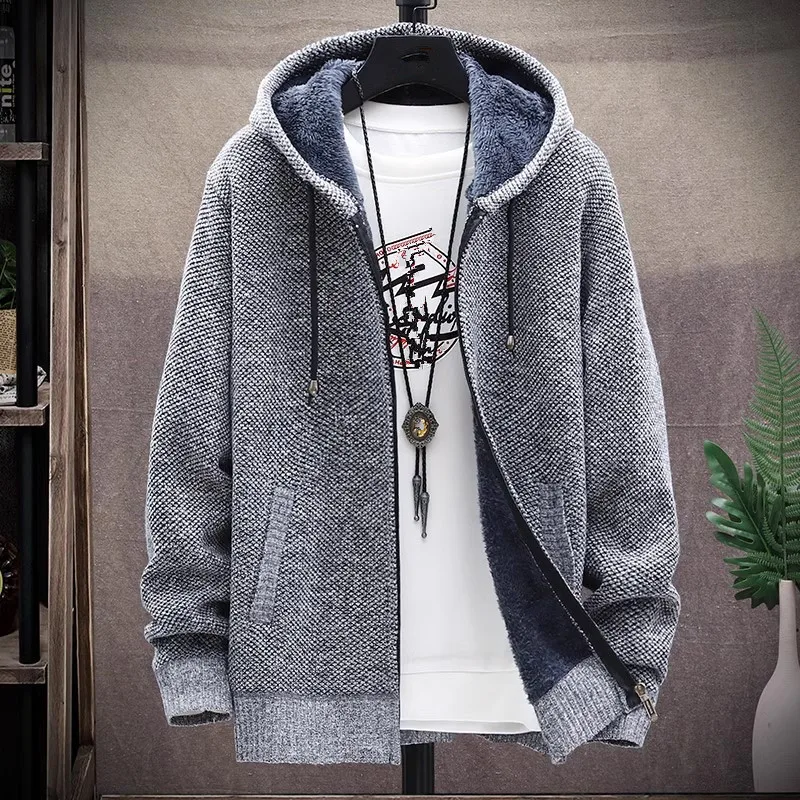 heavy cardigan sweater