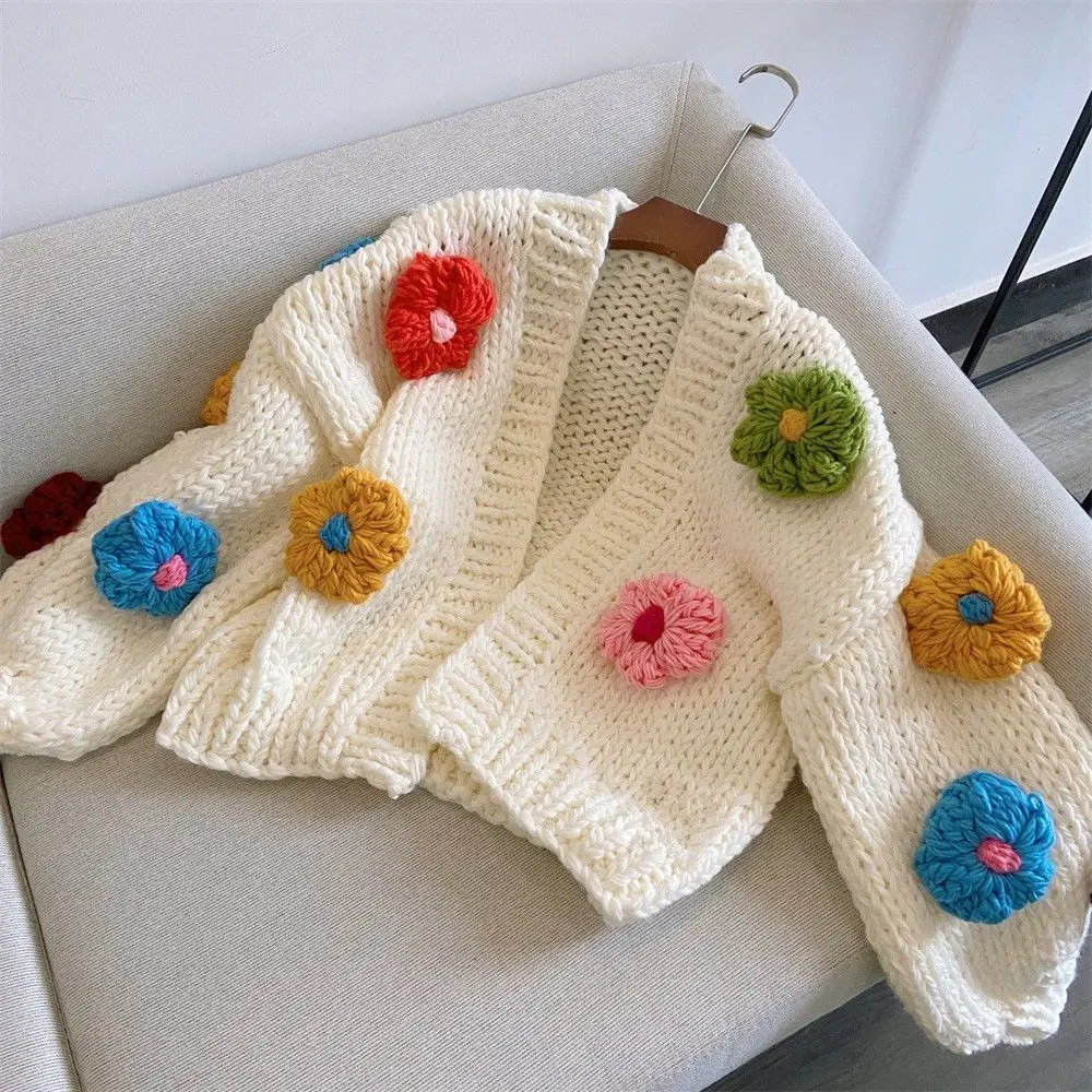 floral sweater cardigan
