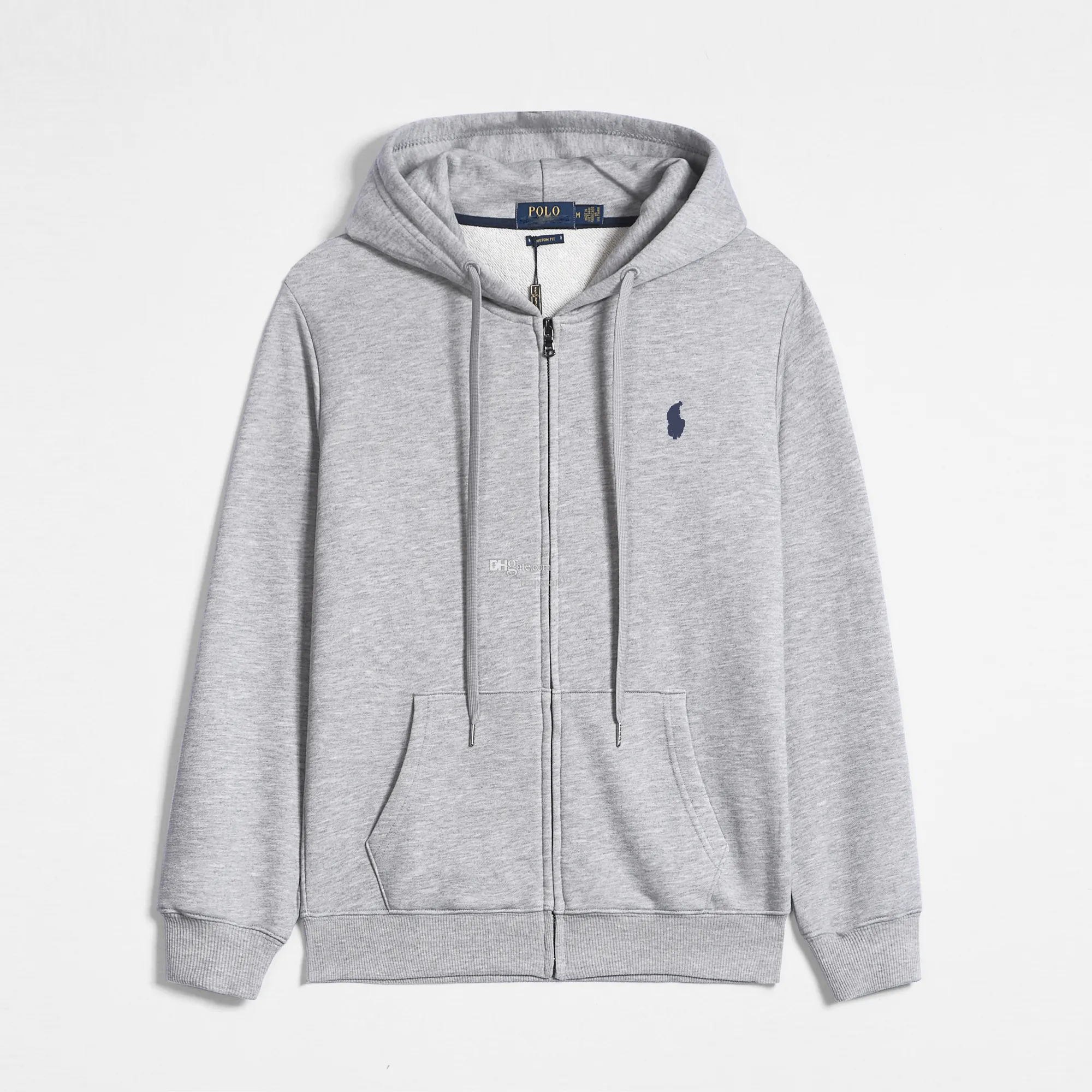 polo hoodie zip-up